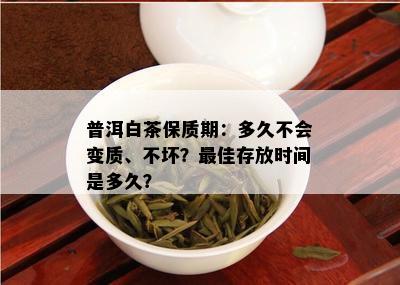 普洱白茶保质期：多久不会变质、不坏？更佳存放时间是多久？