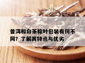 普洱和白茶粽叶包装有何不同？了解其特点与优劣