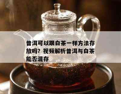 普洱可以跟白茶一样方法存放吗？视频解析普洱与白茶能否混存