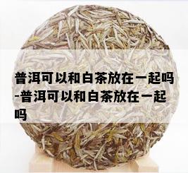 普洱可以和白茶放在一起吗-普洱可以和白茶放在一起吗