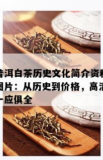 普洱白茶历史文化简介资料图片：从历史到价格，高清一应俱全