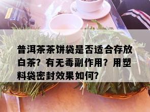 普洱茶茶饼袋是否适合存放白茶？有无副作用？用塑料袋密封效果如何？