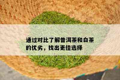 通过对比了解普洱茶和白茶的优劣，找出更佳选择