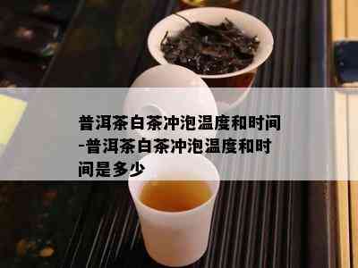 普洱茶白茶冲泡温度和时间-普洱茶白茶冲泡温度和时间是多少