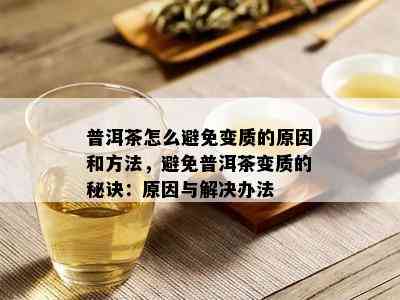 普洱茶怎么避免变质的原因和方法，避免普洱茶变质的秘诀：原因与解决办法