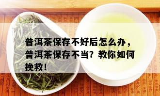 普洱茶保存不好后怎么办，普洱茶保存不当？教你如何挽救！