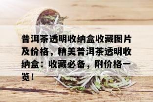 普洱茶透明收纳盒收藏图片及价格，精美普洱茶透明收纳盒：收藏必备，附价格一览！