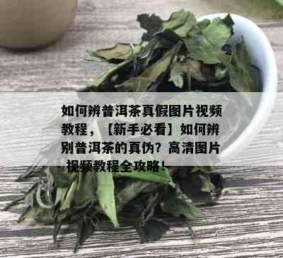 如何辨普洱茶真假图片视频教程，【新手必看】如何辨别普洱茶的真伪？高清图片 视频教程全攻略！