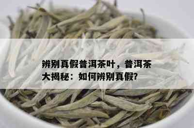 辨别真假普洱茶叶，普洱茶大揭秘：如何辨别真假？