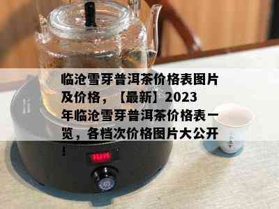 临沧雪芽普洱茶价格表图片及价格，【最新】2023年临沧雪芽普洱茶价格表一览，各档次价格图片大公开！