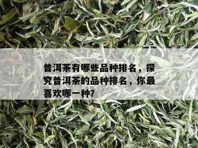 普洱茶有哪些品种排名，探究普洱茶的品种排名，你最喜欢哪一种？