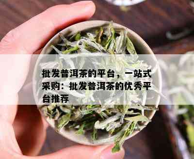 批发普洱茶的平台，一站式采购：批发普洱茶的优秀平台推荐