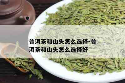 普洱茶和山头怎么选择-普洱茶和山头怎么选择好