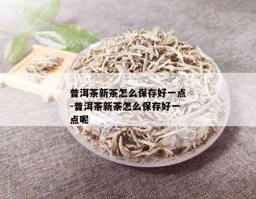 普洱茶新茶怎么保存好一点-普洱茶新茶怎么保存好一点呢