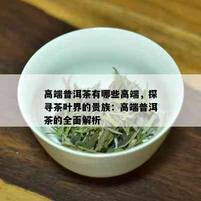 高端普洱茶有哪些高端，探寻茶叶界的贵族：高端普洱茶的全面解析