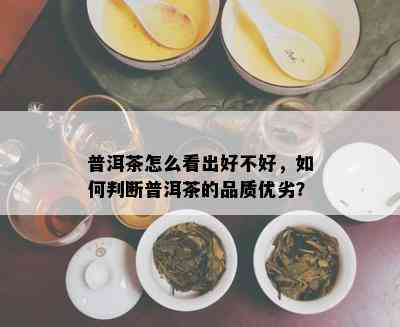 普洱茶怎么看出好不好，如何判断普洱茶的品质优劣？