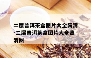 二层普洱茶盒图片大全高清-二层普洱茶盒图片大全高清图