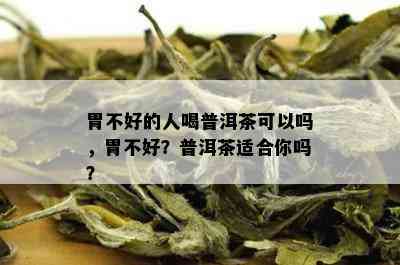 胃不好的人喝普洱茶可以吗，胃不好？普洱茶适合你吗？