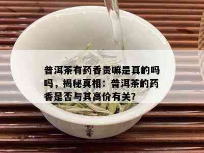 普洱茶有药香贵嘛是真的吗吗，揭秘真相：普洱茶的药香是否与其高价有关？