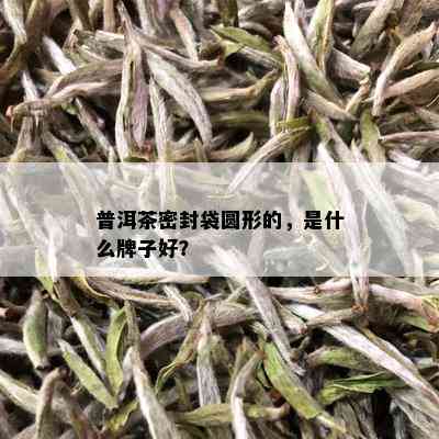 普洱茶密封袋圆形的，是什么牌子好？