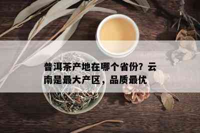 普洱茶产地在哪个省份？云南是更大产区，品质更优