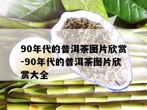 90年代的普洱茶图片欣赏-90年代的普洱茶图片欣赏大全