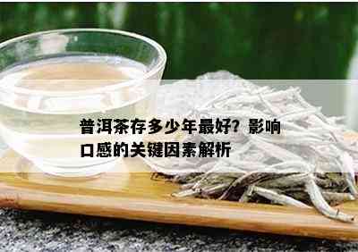 普洱茶存多少年更好？影响口感的关键因素解析