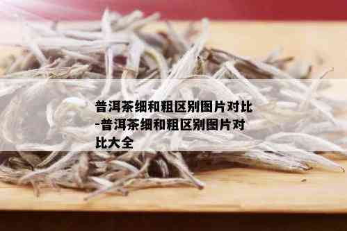 普洱茶细和粗区别图片对比-普洱茶细和粗区别图片对比大全