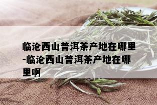 临沧西山普洱茶产地在哪里-临沧西山普洱茶产地在哪里啊