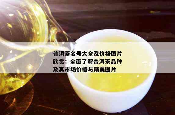 普洱茶名号大全及价格图片欣赏：全面了解普洱茶品种及其市场价格与精美图片