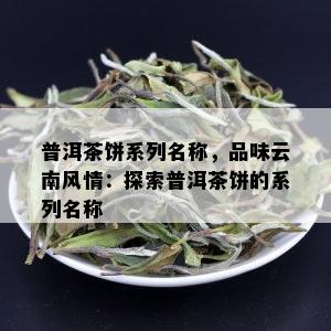 普洱茶饼系列名称，品味云南风情：探索普洱茶饼的系列名称