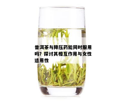 普洱茶与降压药能同时服用吗？探讨其相互作用与女性适用性