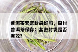 普洱茶套密封袋好吗，探讨普洱茶保存：套密封袋是否有效？