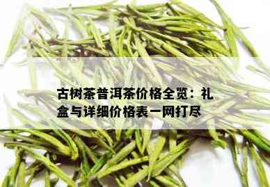 古树茶普洱茶价格全览：礼盒与详细价格表一网打尽