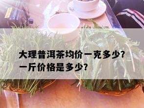 大理普洱茶均价一克多少？一斤价格是多少？