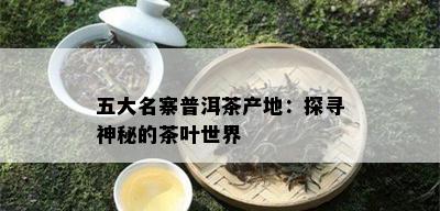 五大名寨普洱茶产地：探寻神秘的茶叶世界