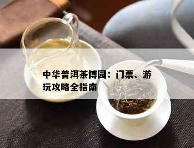 中华普洱茶博园：门票、游玩攻略全指南