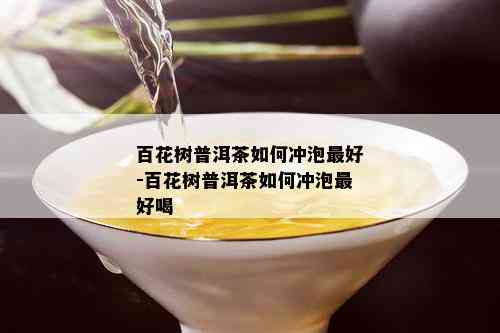 百花树普洱茶如何冲泡更好-百花树普洱茶如何冲泡更好喝