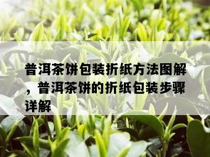 普洱茶饼包装折纸方法图解，普洱茶饼的折纸包装步骤详解