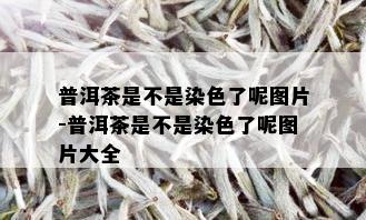 普洱茶是不是染色了呢图片-普洱茶是不是染色了呢图片大全