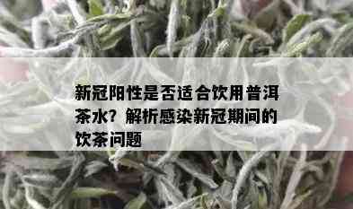 新冠阳性是否适合饮用普洱茶水？解析感染新冠期间的饮茶问题