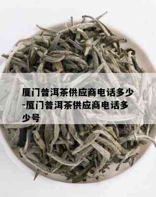 厦门普洱茶供应商电话多少-厦门普洱茶供应商电话多少号