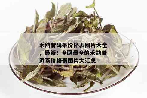 禾韵普洱茶价格表图片大全，最新！全网最全的禾韵普洱茶价格表图片大汇总