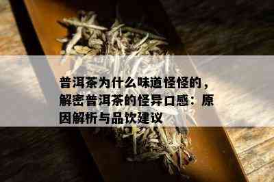 普洱茶为什么味道怪怪的，解密普洱茶的怪异口感：原因解析与品饮建议