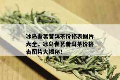 冰岛春茗普洱茶价格表图片大全，冰岛春茗普洱茶价格表图片大揭秘！