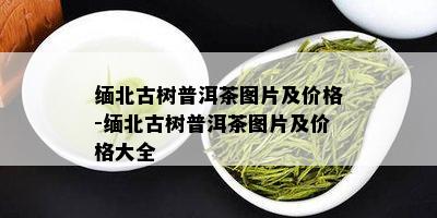 缅北古树普洱茶图片及价格-缅北古树普洱茶图片及价格大全