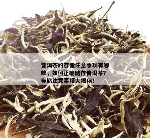 普洱茶的存储注意事项有哪些，如何正确储存普洱茶？存储注意事项大揭秘！