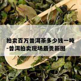 拍卖百万普洱茶多少钱一吨-普洱拍卖现场最贵新图