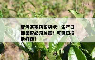 普洱茶茶饼包装纸：生产日期是否必须盖章？可否扫描后打印？