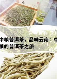 中粮普洱茶，品味云南：中粮的普洱茶之旅